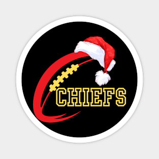 merry christmas chiefs football Magnet